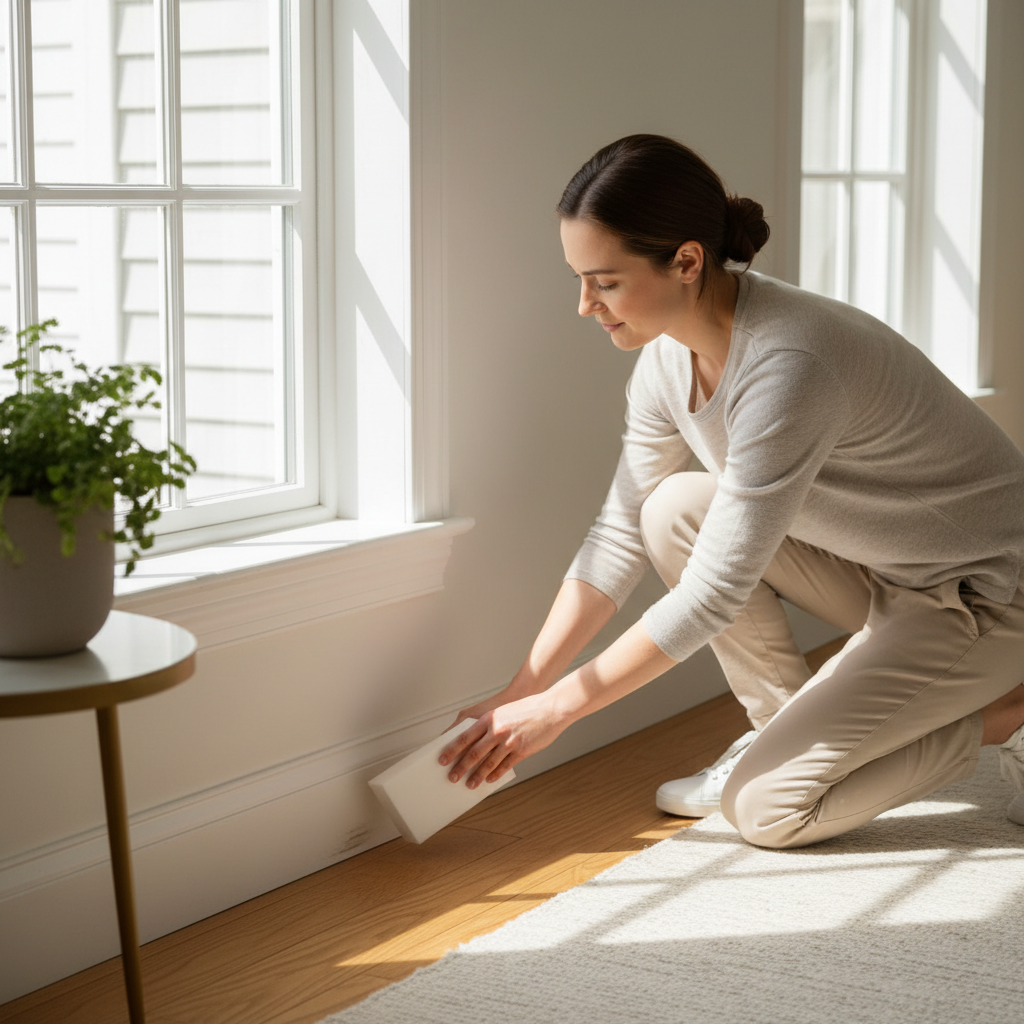 The Marked-Up Wall Problem Every Homeowner Eventually Faces — and How Melamine Foam Pads Handle It