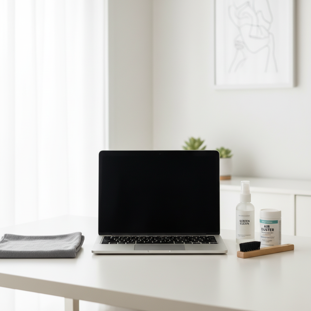 The Desk That Looks Organized but Collects Bacteria: Why Laptop Screen and Desk Cleaning Essentials Deserve Their Own Kit