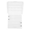 Battery Converter Holder Plastic Storage Box AAA to Aa 4pcs