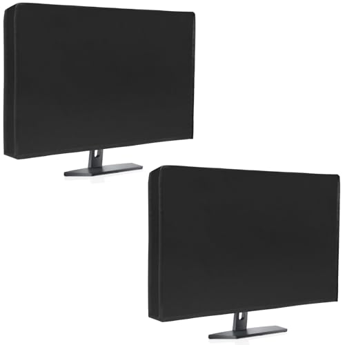 2P Waterproof Monitor Dust Cover 420D Oxford Cloth Computer Screen