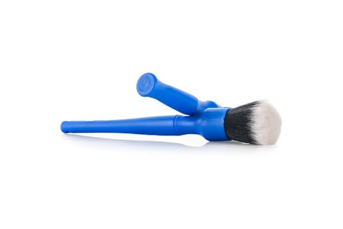 Synthetic Detailing Brush Set - Ultra-Soft Interior Car Cleaning Brushes for, Screens, Emblems, & Tight Spaces - Blue - view 2