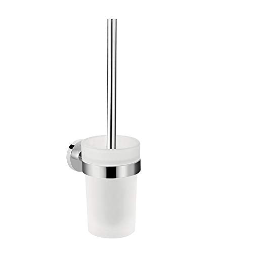 41722000 Logis Universal Toilet Brush with Holder Bathroom Accessories, Chrome