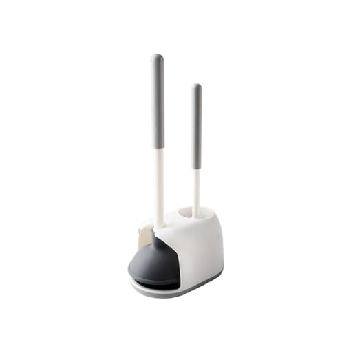 Toilet Brush Toilet Brush & Plunger Anti-Clog Kit Cleaning System