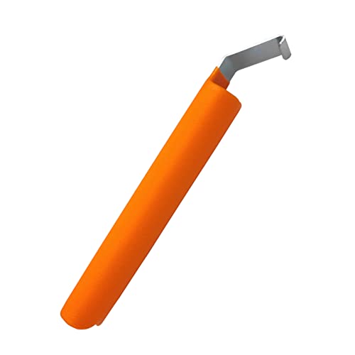 7" 1Pcs Orange Vinyl Siding Tools,Vinyl Siding Removal Tool For Install and Repair Vinyl Sidings Without Damage Siding With Extra Long Anti-skid Handle Steel,Zip Tool Vinyl Siding