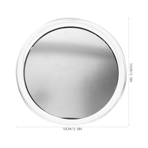 20x Round Magnifying Mirror Glass with Suction Cups, PP Frame - view 2