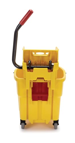 WaveBrake 35QT Side-Press Mop Bucket, Yellow - view 4