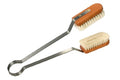 Goat Hair Leaf Cleaning Brush with Oiled Pearwood Handle, Dust Removal for Houseplants, 13-3/4-Inches