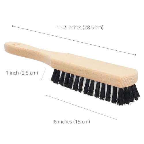 Carpet Cleaning Brush, Scrub Brush with Handle for Floor Mats, Heavy Duty Carpet Cleaner Brush, Rug Brush, Upholstery Brush for Indoor and Outdoor, Stiff Nylon Bristles Car Carpet Brush, White - view 2