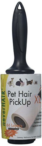 Pet Treats NeverHair Pet Hair Pick Up Roller for Clothing Furniture Carpets Bedding XL