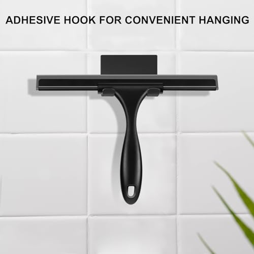 Squeegee for Shower Glass Door, 10 Inches, Black - view 6