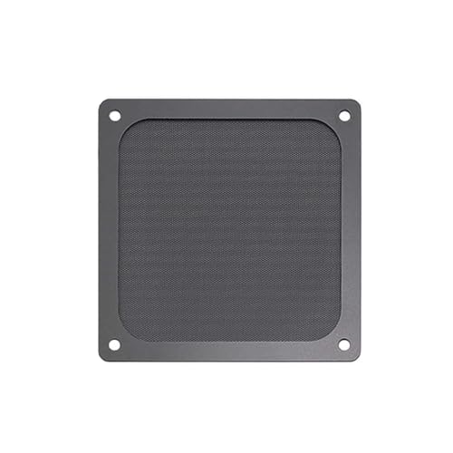 Magnetic Dust Filter Dustproof Mesh Fan Cover Net Grill Guard with Hole for PC Computer for Case Cooling Fan Accessories, 70x70mm, Black
