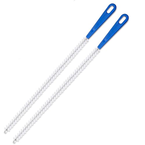 Drain Cleaning Brush 2pack,Clog Remover 23.6inch,Drain Hair Remover Tool