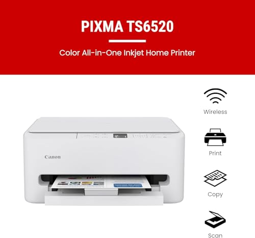 Canon PIXMA TS6520 MFP Inkjet Printer (7179C002) Bundle - view 2