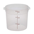 6Qt BPA-Free Food Storage Containers with Lid – in Opaque Commercial Grade Plastic- Ideal for Pantry & Fridge Organization, Baking & Mixing Dough, Industrial and Kitchen Use