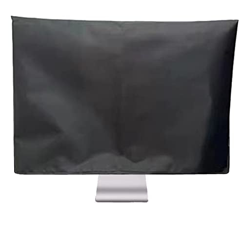 Computer Monitor Dust Cover Anti-Static Dustproof Protective Cover for LCD/LED/HD Panel Case Computer Sleeve Compatible with PC, Desktop and TV (24inch,Black)