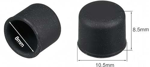 20Pcs Silicone RCA Port Anti-Dust Stopper Cap Cover for Desktops Amplifiers DVDs TVs etc. Lotus Female Ports, Dustproof Cover Cap Plug Protector Black - view 4