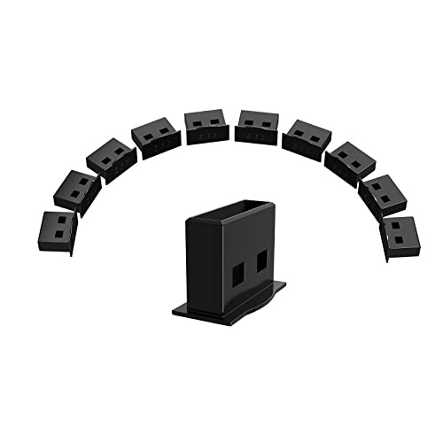 10-Pack Black USB Type-A Dust Plugs-USB Port Protector Covers for USB A Female Ports,Dustproof Cap Protectors for USB Ports,Computer,Laptop,TV,Router,All USB A Devices
