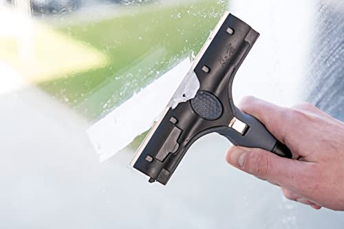Commercial ErgoTec Ninja 6" Glass Scraper with Adjustable Head and Safety Cap – Ergonomic 2-in-1 Tool for Commercial Window and Surface Cleaning EN150 - view 3