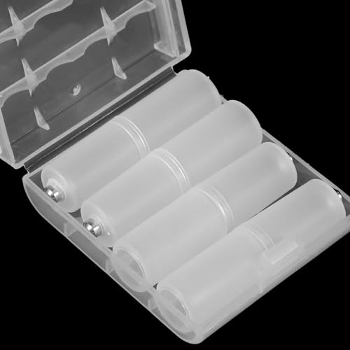 Battery Converter Holder Plastic Storage Box AAA to Aa 4pcs - view 3