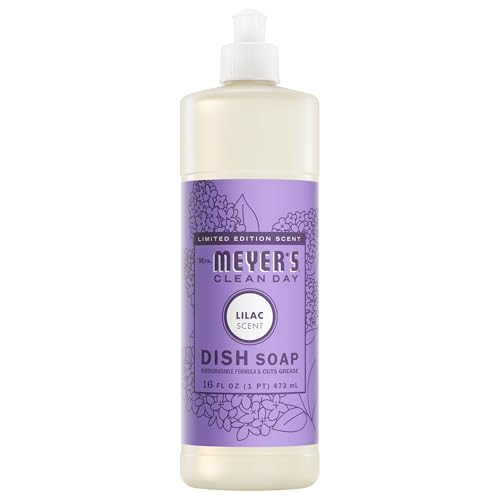 CLEAN DAY Liquid Dish Soap, Lilac, 16 fl. oz