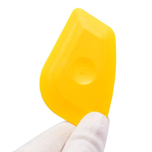 Small Handy Plastic Scraper Hard Sharp Card Round Edge for Home Universal Cleaning Squeegee, Decal Sticker Remover, Pack of 4 - view 5