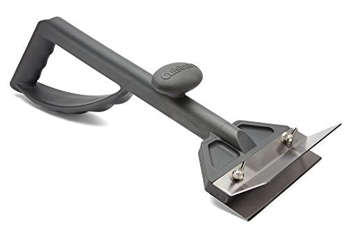 Griddle Scraper, 6" Stainless Steel Blade, Splash Guard