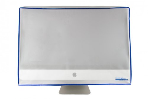 Dust and Water Resistant Silky Smooth Antistatic Vinyl iMac Monitor Dust Cover for 20" iMac 20.5W x17H x3(Top)/8(Bottom) D