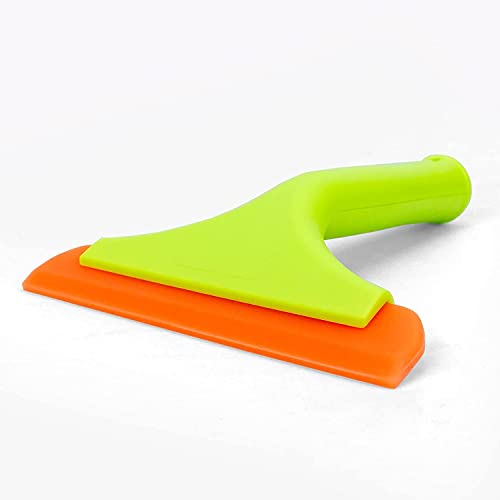 Super Flexible Silicone Squeegee, Auto Water Blade, Water Wiper, Shower Squeegee, 5.9'' Blade and 7.5'' Long Handle, for Car Windshield, Window, Mirror, Glass Door - view 2