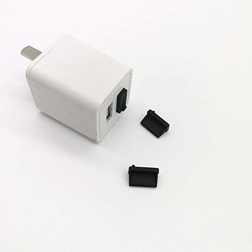 32 Pcs USB Port Standard-A,USB Type A Female Anti Dust Cover Plugs Protector Stopper Cap for Desktop PC Laptops Black - view 3