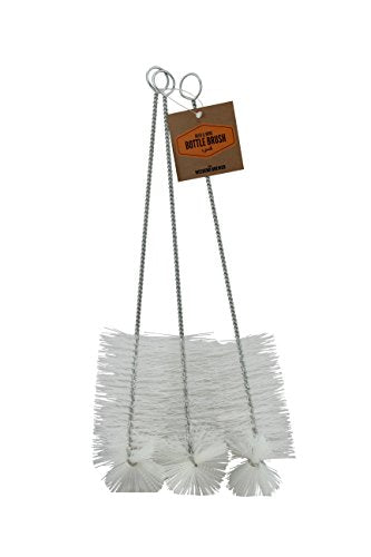 3pk Bottle Brushes great for cleaning Beer, Wine, Water, Soda, Kombucha, etc