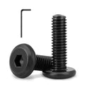 5/16-18 x 5/8" (25 Pack) Flat Head Hex Socket Cap Screws Bolts, Black Oxide 304 Stainless Steel 18-8, Hex Drive, Bright Finish, Fully Machine Thread