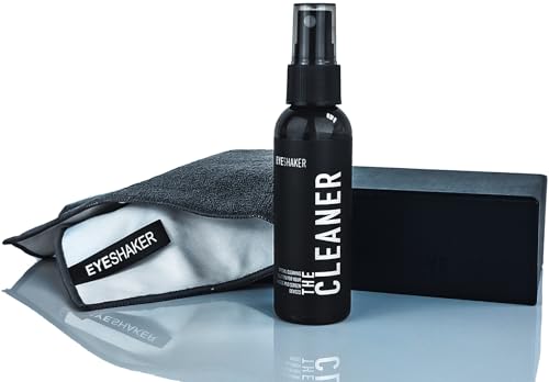 Screen Cleaning Set with Microfiber Cloth Cleaning Solution and Spray Bottle - Display Cleaner for LCD, LED, QLED, OLED, TFT monitors and Mobile Phone Displays