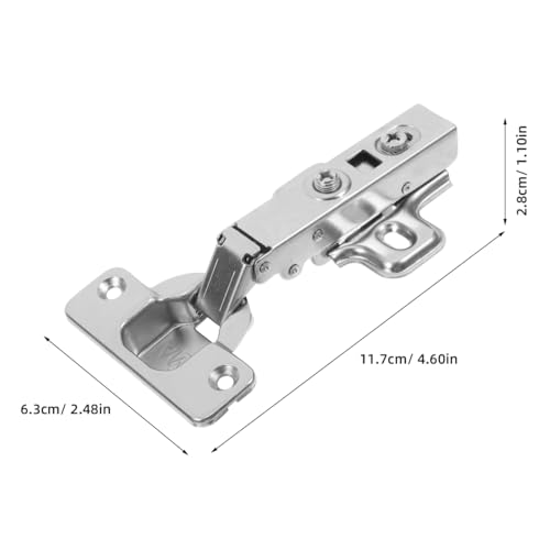 Soft Close Cabinet Hinge, Clip-On Straight Arm, 4.6 in - view 2