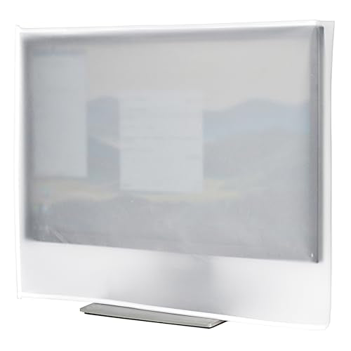 Monitor Dust Cover, LCD/LED HD Antistatic Vinyl Flat-Screen Computer Monitor Water Proof Protective Case Compatible with 26" iMac Desktop and Accessories -25W x18H in
