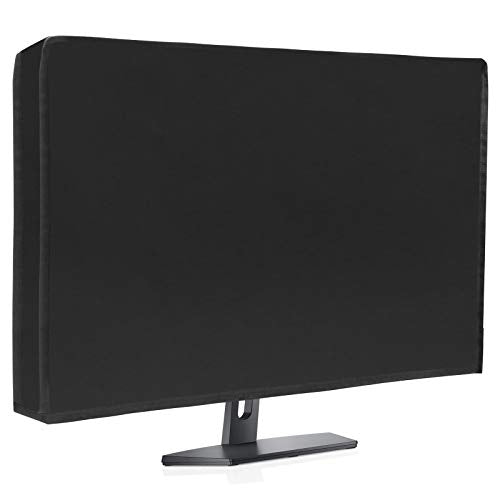 Computer Monitor Dust Cover Black Anti-Dust Screen Cover 24X18X3.2In