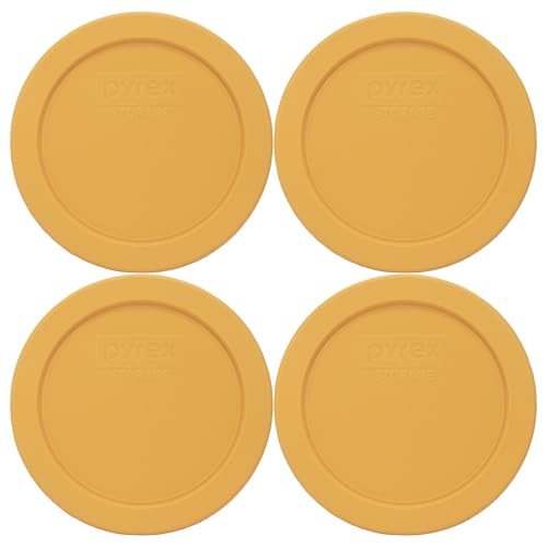 7200-PC (2-Cup) Butter Yellow Lids (4-Pack) - Made in USA