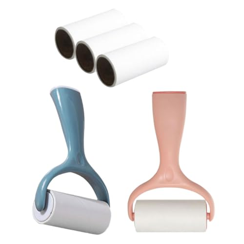 Lint Roller Brush with Detachable Paper Rolls PET Hair Remover for Clothes