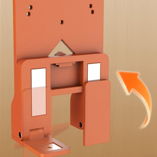 Hinge Positioning Jig For Cabinet Makers With Symmetric Layout And Dual-Side Reference Marks To Enable Balanced Door Hanging(C) - view 3