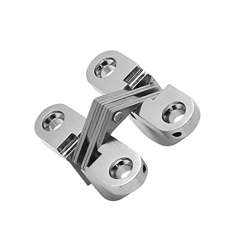 1-3/4" Hidden Hinge Stainless Steel 180 Degree, 4pcs - view 7