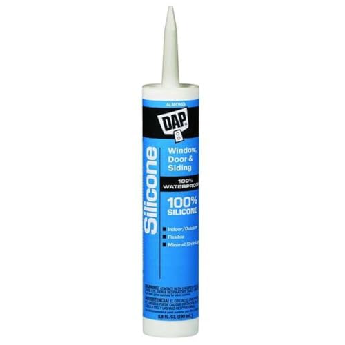 08649 Almond Silicone Sealant, 9.8 Ounce