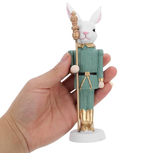 Resin Easter Rabbit Nutcracker Statue for Spring Party Centerpieces - view 4