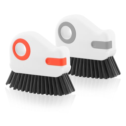 Groove Cleaning Brush, 2-in-1 Window Track Scraper Cleaner Tools, 2 Pack