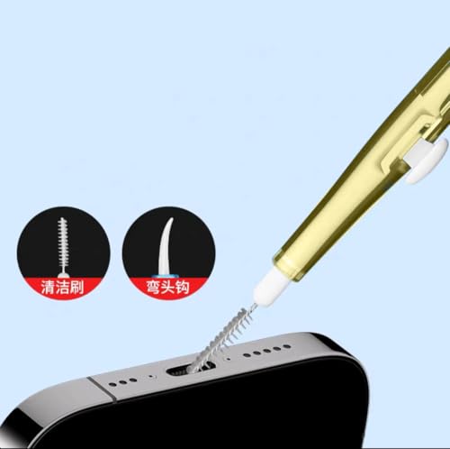 Anti-Clogging Mini Cleaning Dust Remover for iPhone 17 Pro Max Speaker and Receiver, Multifunctional Mini Brushes for Headphones Tablet Computer Camera - view 5