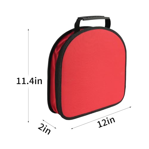 Multi-Purpose Tool Kit with Compact Round Pouch, 164-Piece, Scarlet 12 x 11.4 x 2 inches - view 2