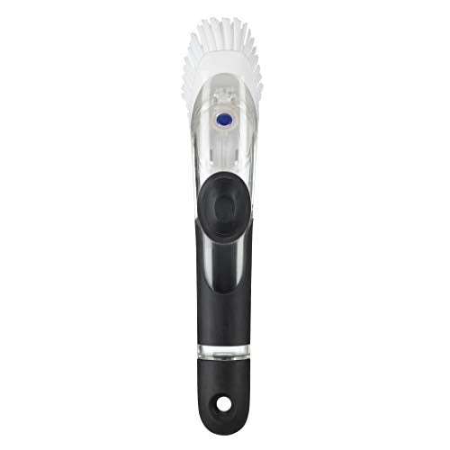 Good Grips Soap Dispensing Dish Brush Refills, 2 Pack, White, Nylon Bristles - view 4