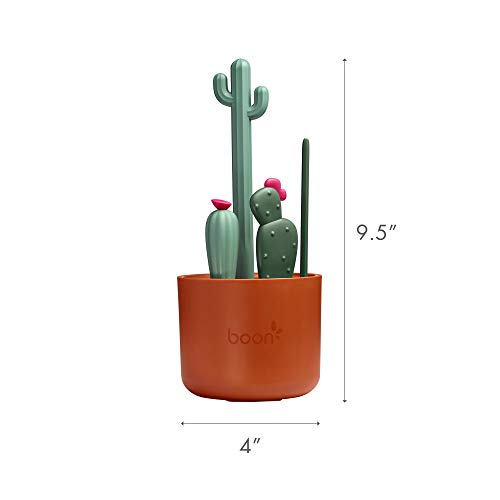 Cacti Bottle Cleaning Brush Set, Terracotta, 4 Piece Set - view 7