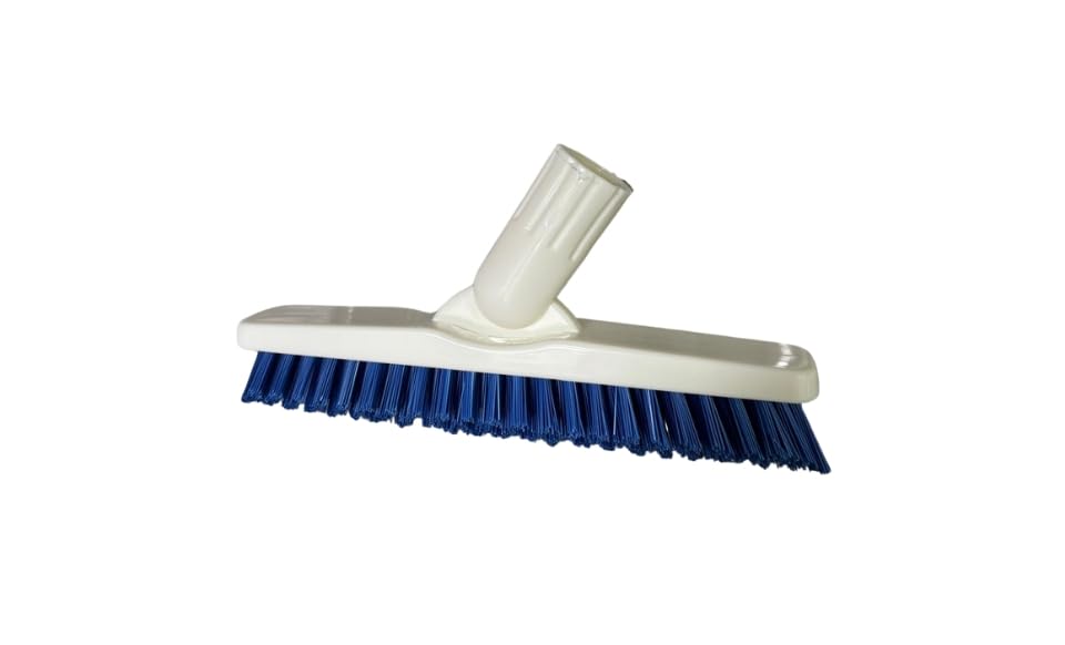 Professional Grout Brush Heavy-Duty Swivel Head with Stiff V-Shaped Bristles for Deep Cleaning Tile, Corners, Showers, Kitchens & Floors Without Scratching Fits Standard Thread Poles - view 2
