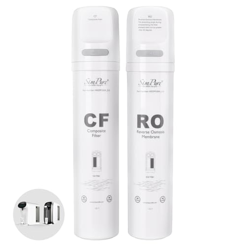 Y7/Y7P Series 6-Month Replacement Cartridge Pack Set for Y7, Y7P-W, Y7P-BW (1*CF Filter + 1*RO Filter)