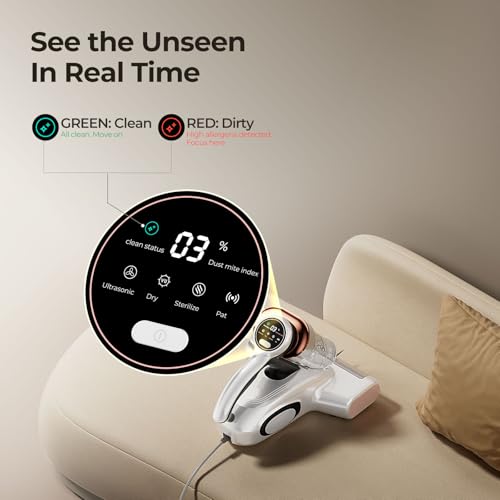 J300 Bed Vacuum Cleaner, Dust Sensor, Pet Hair, UV and Heat, Corded - view 3