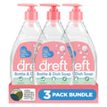 Bottle and Dish Soap | Made to Clean Baby Bottles, Sippy Cups, Pacifiers, Breast Pumps, & More | Gently Removes Milk Film & Odors | Plant Based, Fragrance Free Dish Soap | 18 Fl Oz (Pack of 3)